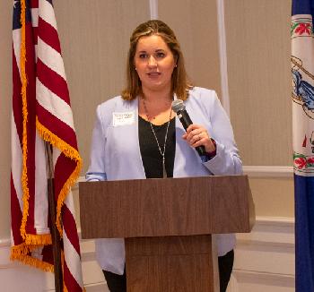 Peoples Advantage FCU CEO Amanda Habansky provided an overview of Community Development Financial Institutions (CDFI), highlighting their impact on Virginia Communities.