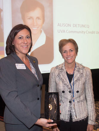 UVA Community Credit Union's Alison DeTuncq Recognized With League's 2014 Farley Award of Excellence