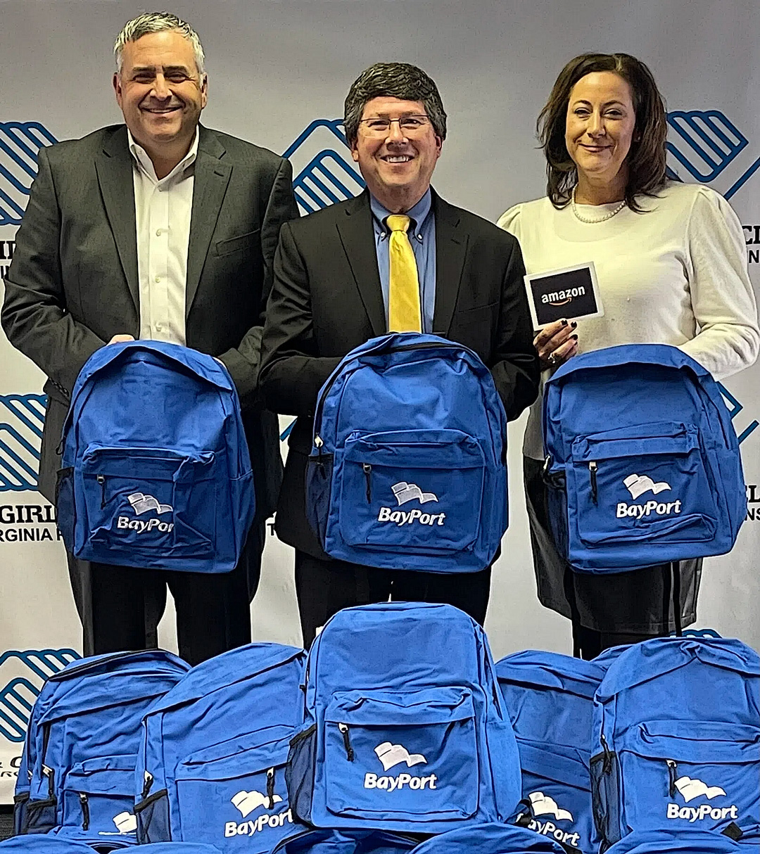 BayPort Donates Backpacks and Books to Local Students within Boys & Girls Clubs of the Virginia Peninsula