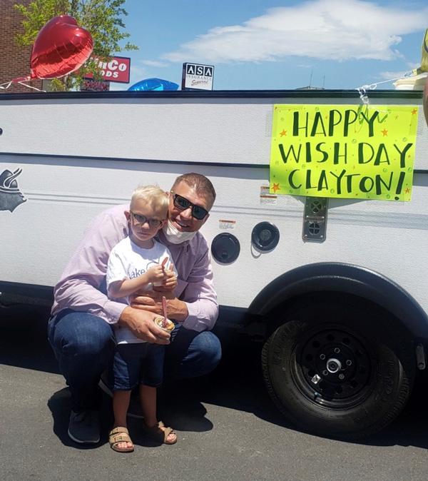 Together with Make-A-Wish® Utah, Chartway’s We Promise Foundation granted a wish for Clayton by surprising him with his very own camper. Together, he and his family will enjoy making special memories on the road.