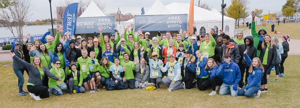More than 60 Chartway team members and their family either ran or volunteered for the Chartway Norfolk Harbor Half Marathon, 10K, and We Promise Foundation 5K.
