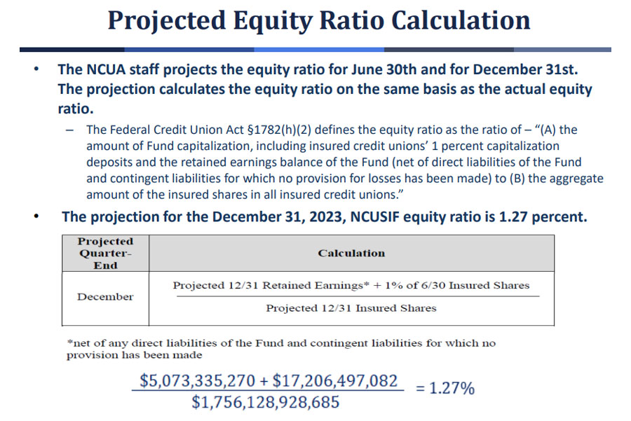 Projected Equity Ratio Calculator