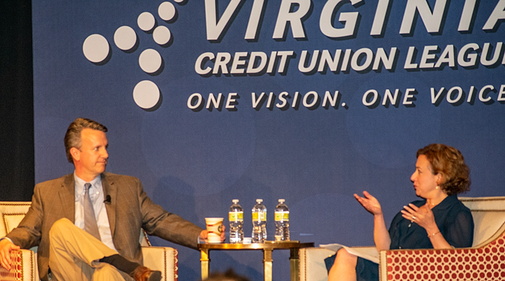 League President/CEO Carrie Hunt and Congressman Ben Cline