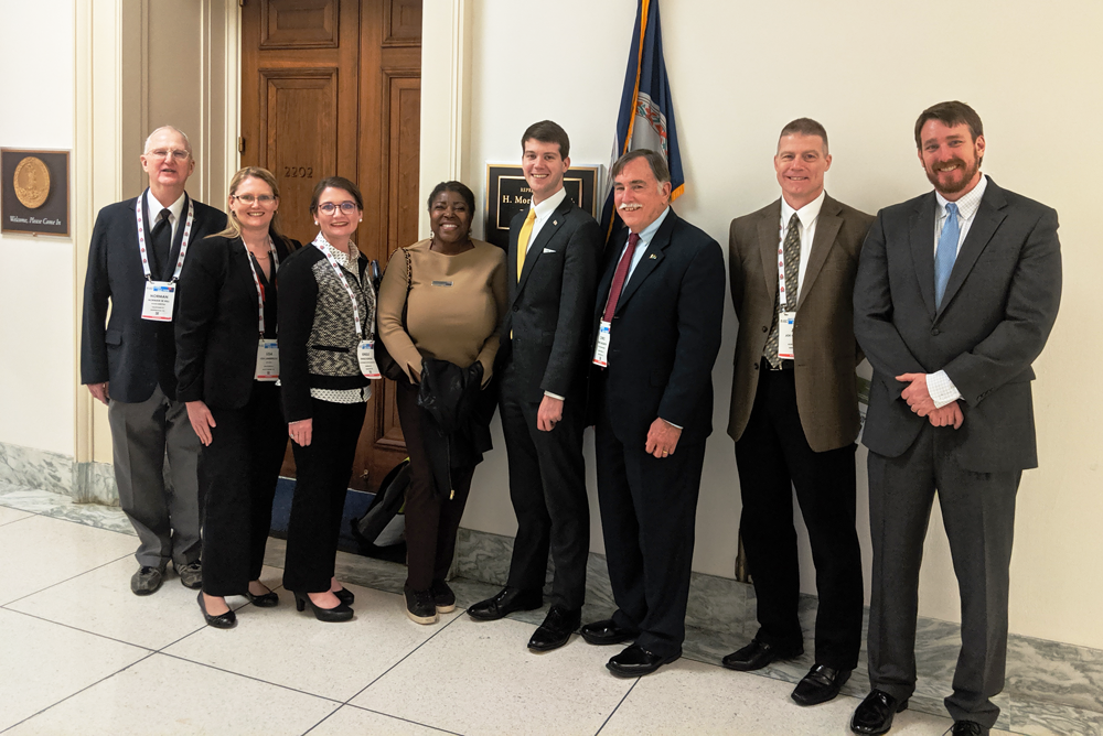 Credit unions meet with the staff for Rep. Morgan Griffith