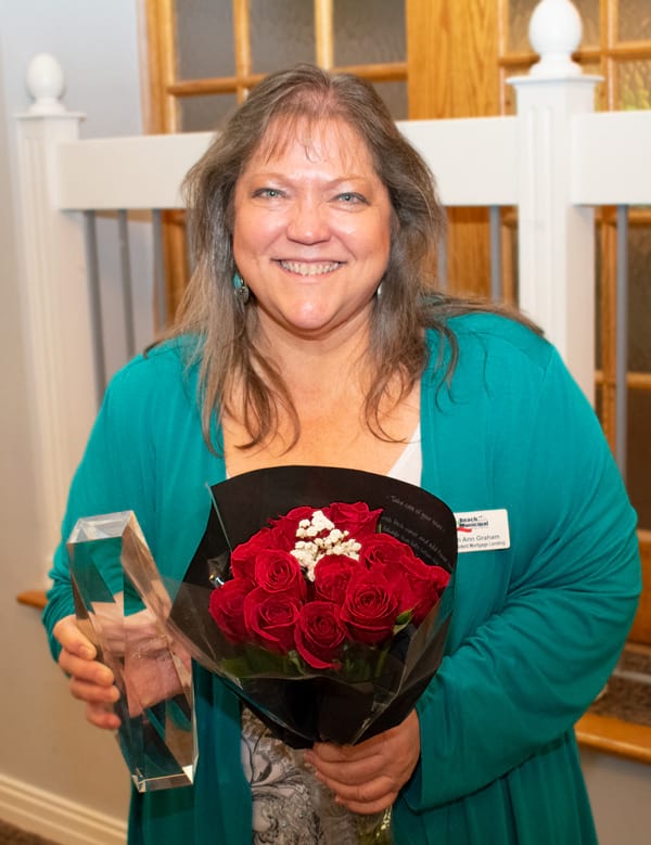 Leigh Ann Graham has bee awarded the Virginia Credit Union League's Eugene H. Farley Jr. Award of Excellence/