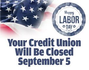 Labor Day Closing Sign 2022