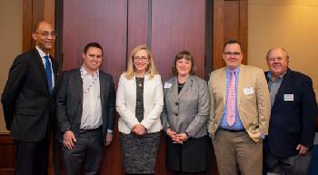 Rep. Abigail Spanberger with representatives of Call FCU.