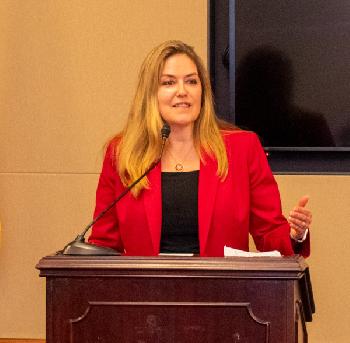 During remarks at the Congressional Luncheon, Congresswoman Jennifer Wexton encouraged credit unions to continue their outreach to underserved families.