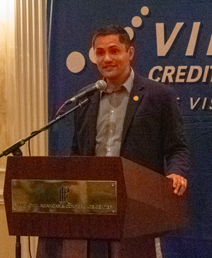 Del. Sam Rasoul thanked credit unions for helping members navigate the pandemic in his welcome remarks at Ignite 2022
