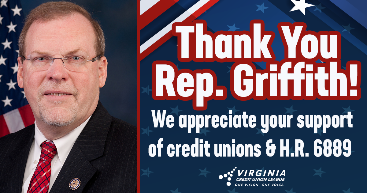 Thank you Congressman Griffith