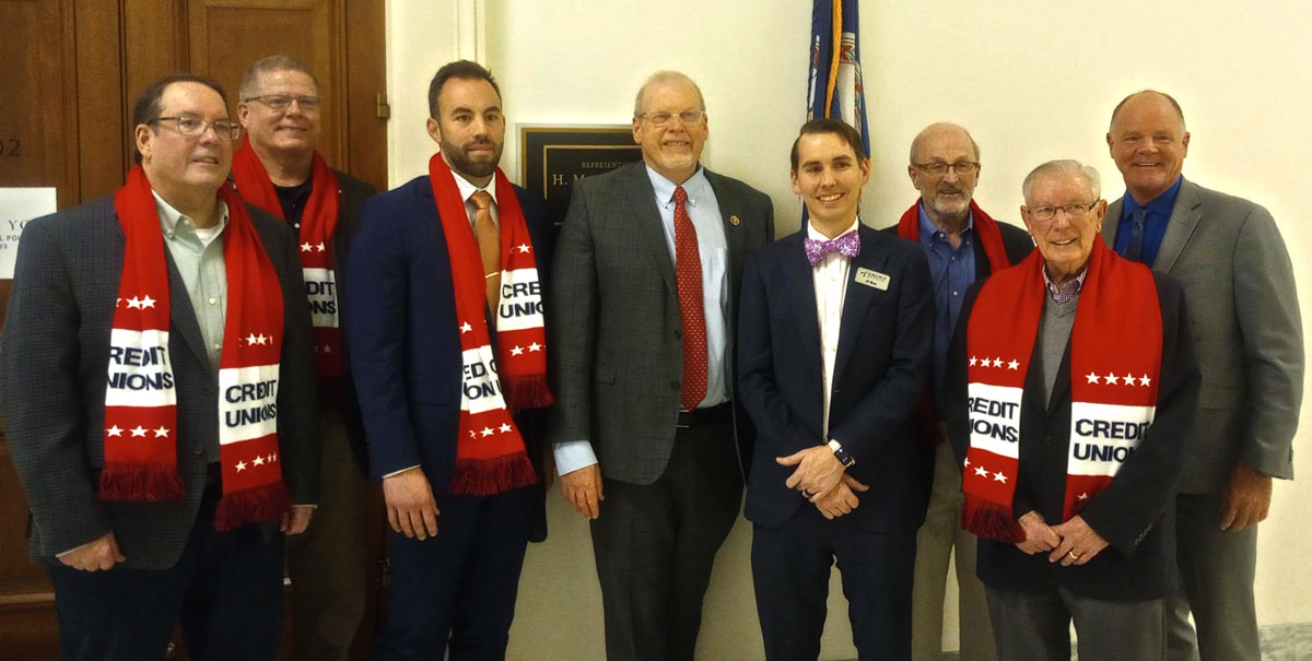 ValleyStar CU and InFirst FCU representatives meet with Rep. Morgan Griffith (R-9).