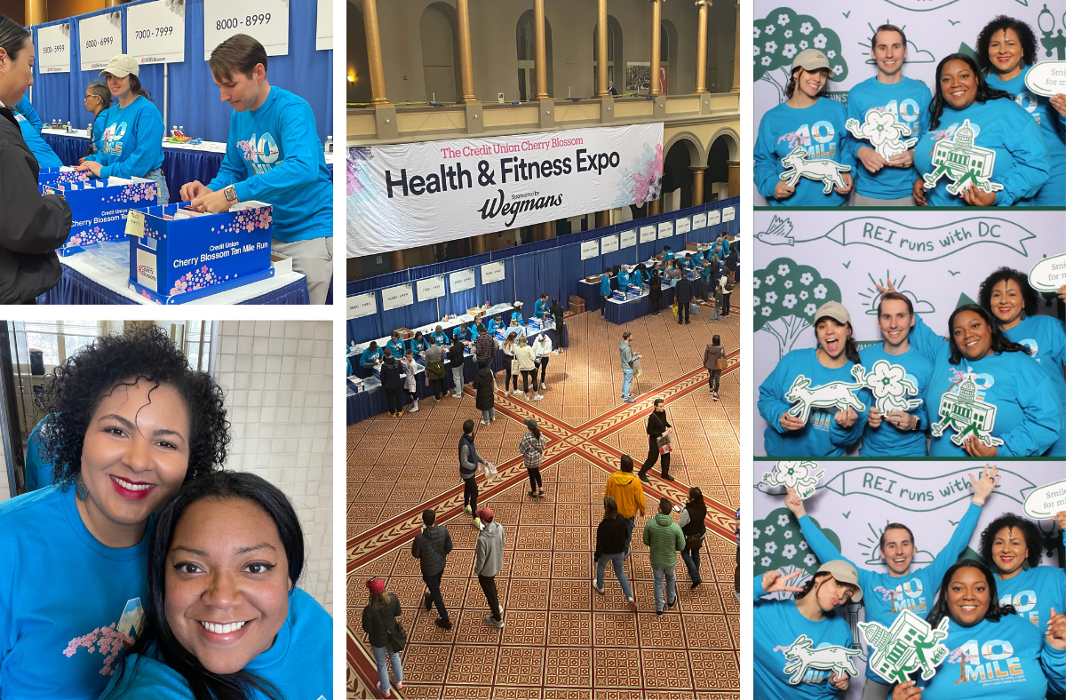 Virginia Credit Union League Volunteers at Cherry Blossom Race