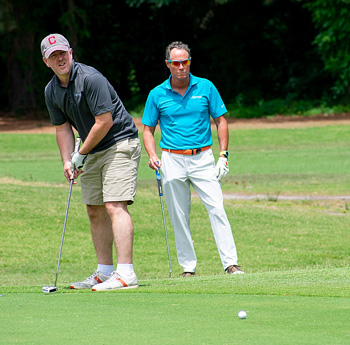 Special thanks to the dozen sponsors and 40 golfers for participating in this year's tournament.